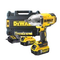 DEWALT Ref DCF899HP2QW - LLAVE IMPACTO S/ESCOBILLAS XR 18V CARGADOR Y 2 BATERIAS