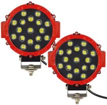 J2 Ref FT045 - FARO TRABAJO LED REDONDO 51W/3700 LM.ROJO